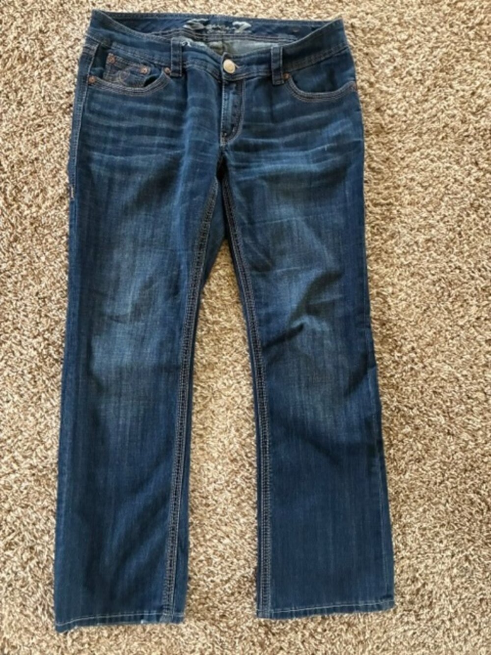Seven7 Luxe boot cut jeans, size 14